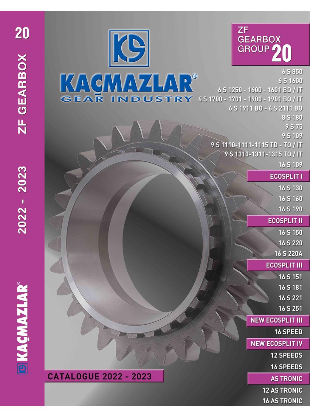 2022-2023 ZF CATALOGUE cover